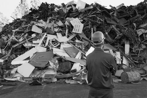 West London waste clearance team in action