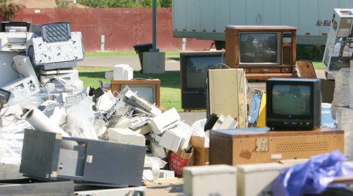 Eco-friendly disposal during garage clearance