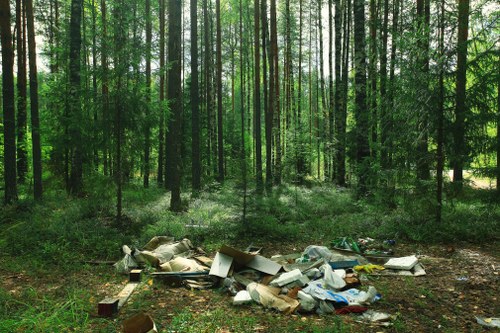 Recycling bins and commercial waste containers in Hyde Park